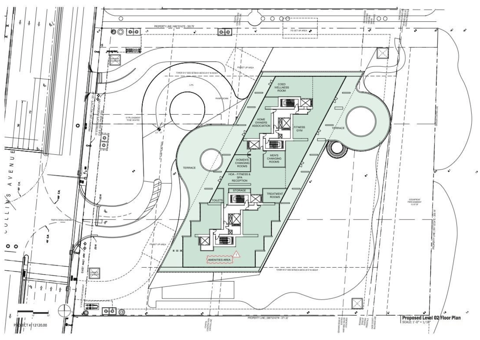 Level 2 Floor plan. Jade Signature Tower by Herzog & de Meuron. Image © Jade Signature.