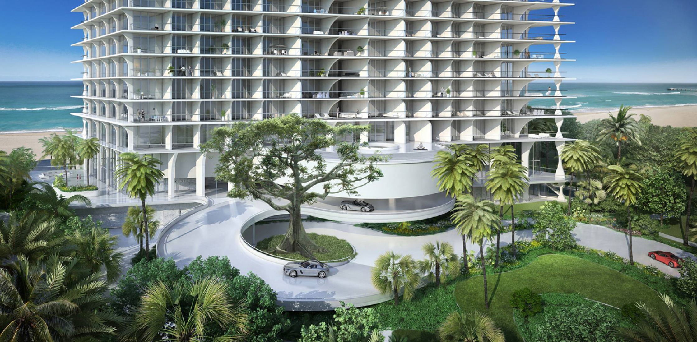 Access. Jade Signature Tower by Herzog & de Meuron. Image © Jade Signature.