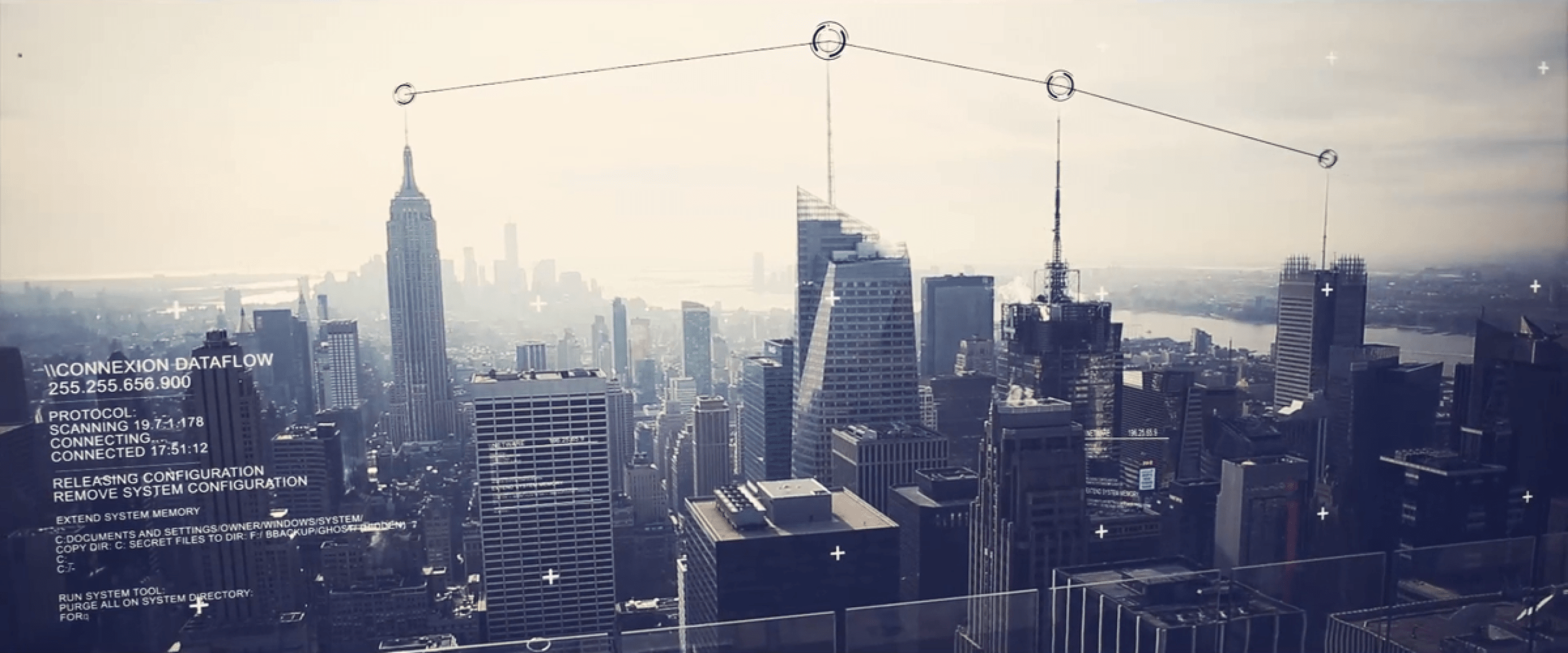 Video screenshot. Lost in Manhattan by Gunther Gheeraert. 