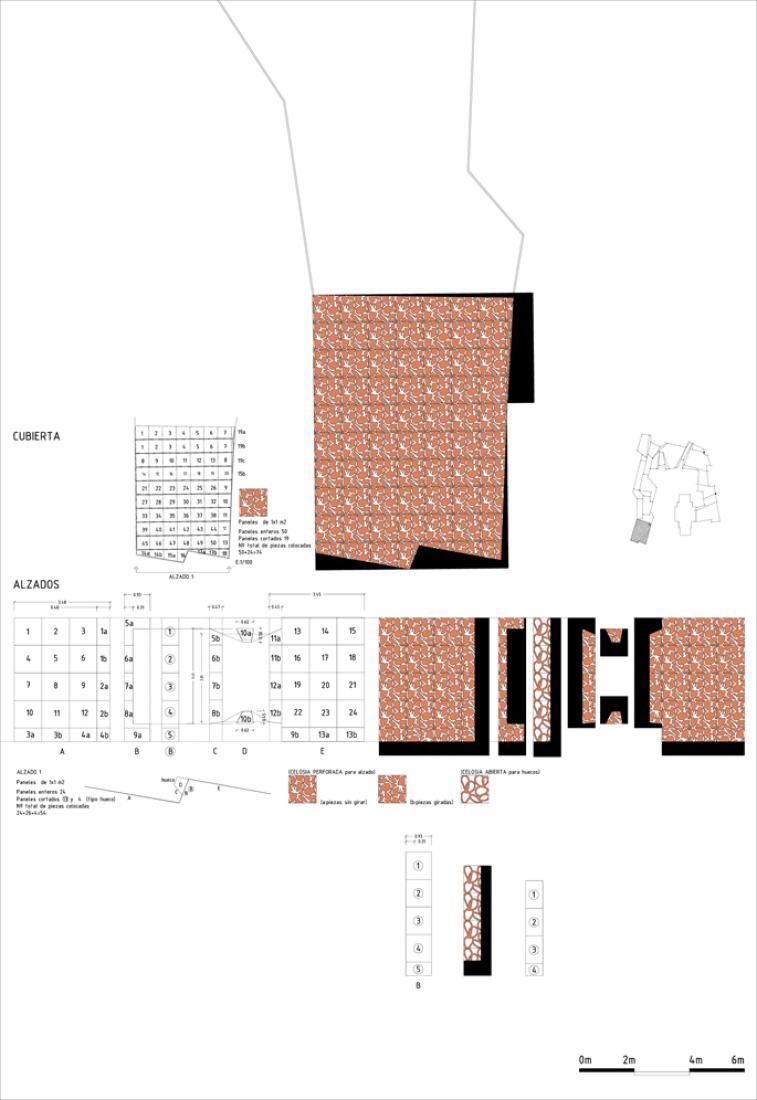 Celosia detalle. Museo de Monteagudo, por Atxu Amann, Andrés Cánovas, Nicolás Maruri.