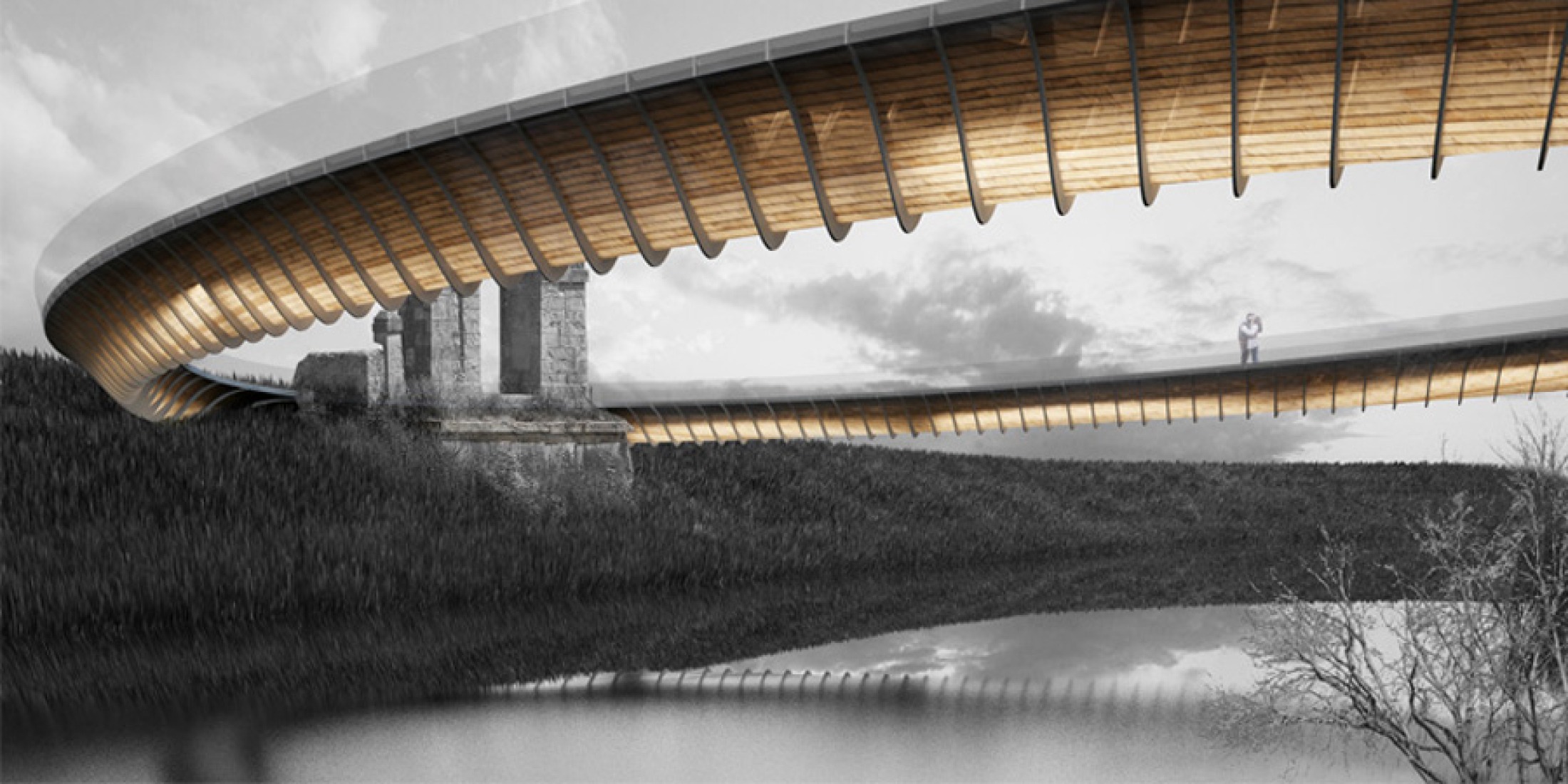Ponte Leopoldo II. Por OFL Architecture
