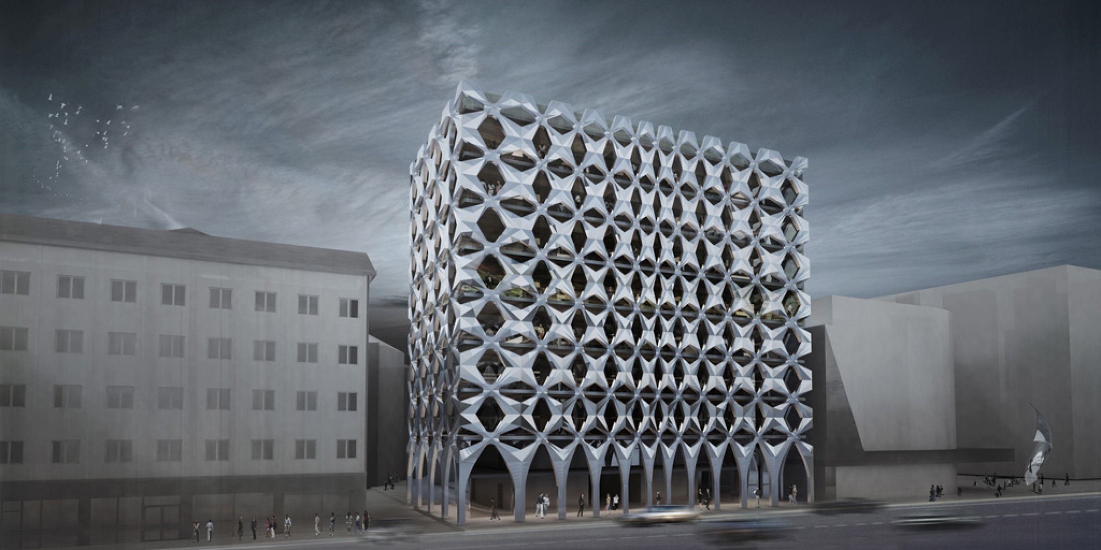 Nuovo Palazzo Provincia di Bolzano. Por OFL Architecture.