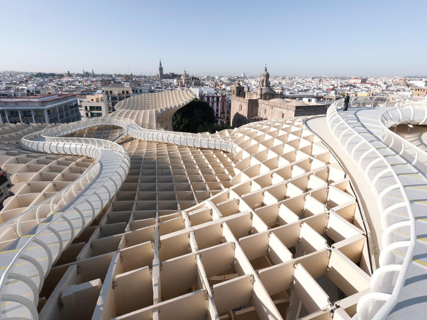 Panoramic view on the Parasols onto old Seville. © David Franck.