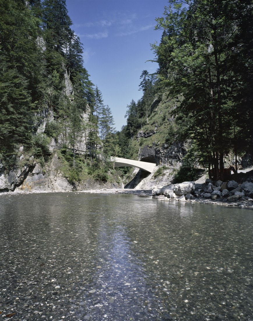 Schanerloch Bridge by Marte.Marte. Photography © Marc Lins Photography