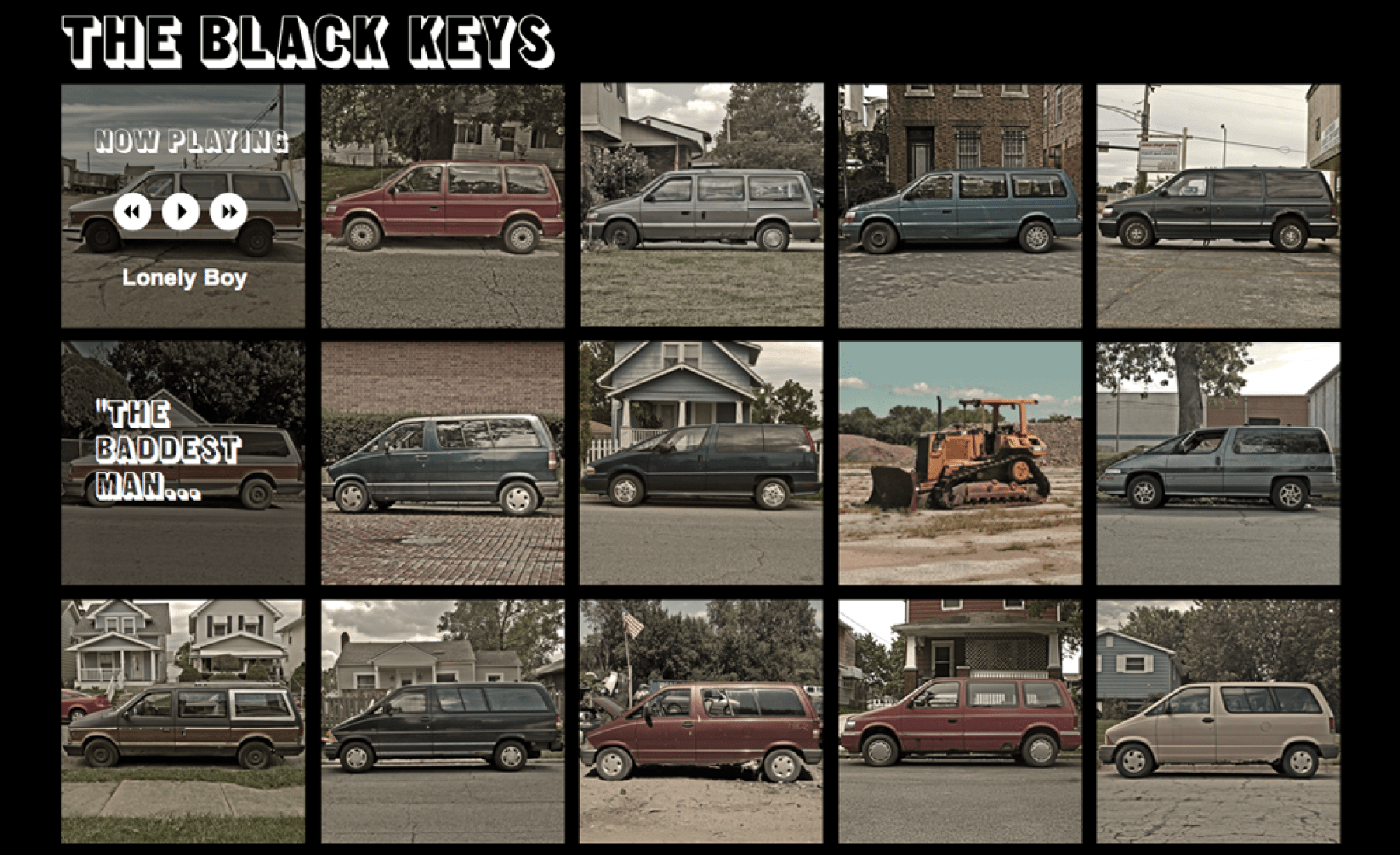 Corte de pantalla. Black Keys - Lonely Boy.