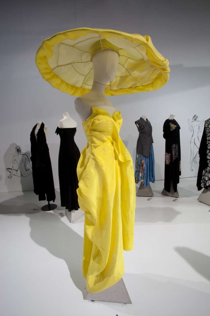 Exposición de Yohji Yamamoto. V&A. Imagen cortesía de Luchford APM.