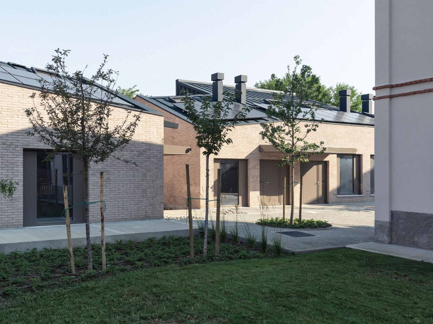 SON center for mental fragility "Cascina San Carlo" by B22. Photograph by Simone Marcolin