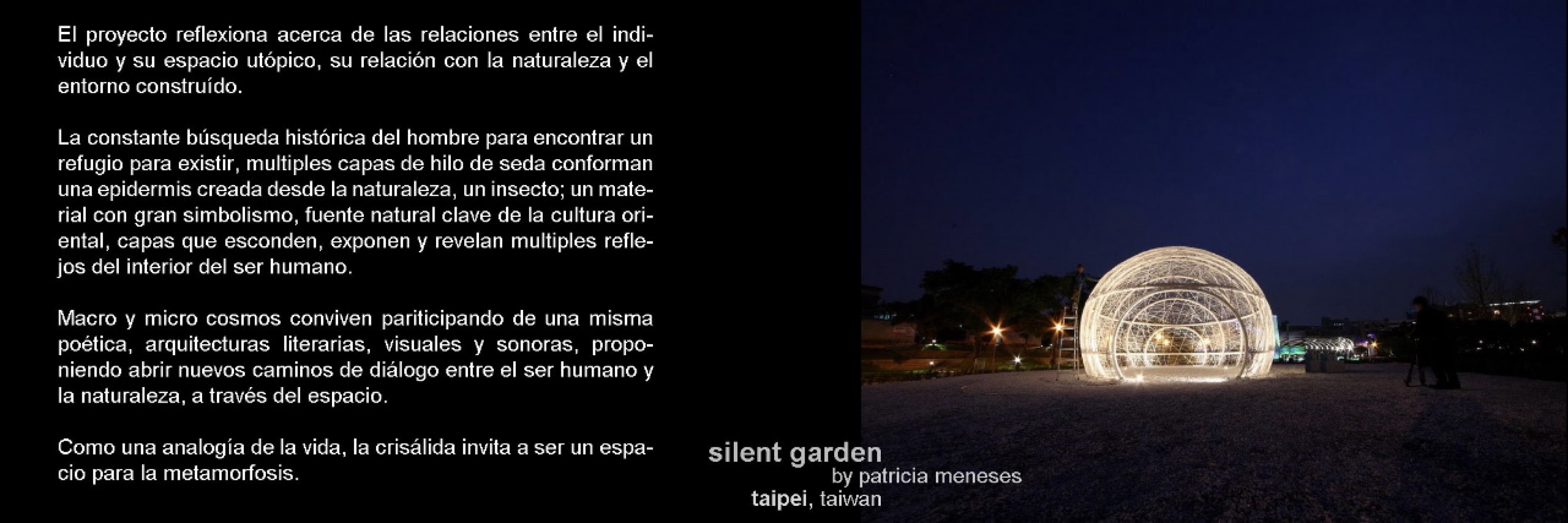 Silent Gardens by Patricia Meneses.