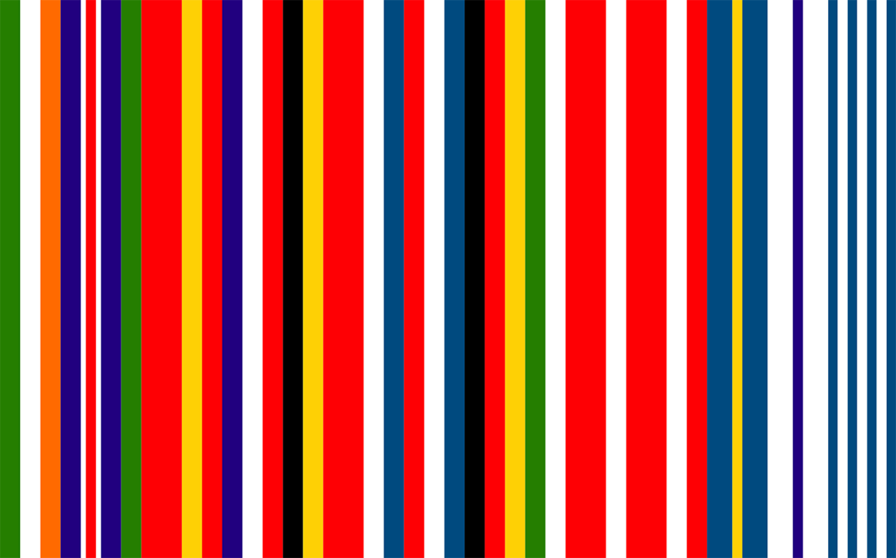 Fictional flag invented by Dutch architect Rem Koolhaas in 2002. Was never adopted as a flag, so not an official symbol. Was however used as a logo of the Austrian EU presidency a few years ago.