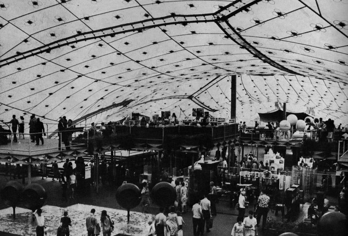Frei Otto The German Pavilion Expo 1967 The Strength Of Architecture From 1998