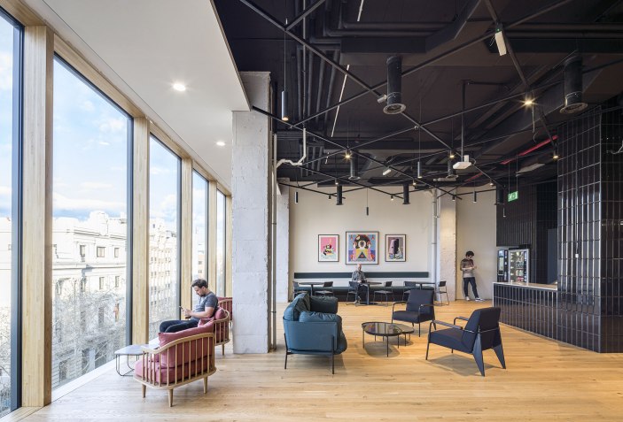 Transformation of a historic office into a vibrant new space. New ...