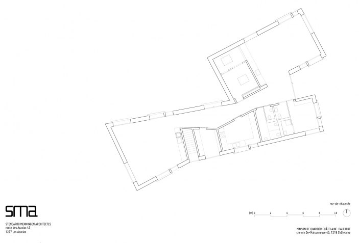 Maison de Quartier de Châbal por Stendardo Menningen Architectes