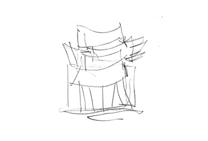 frank gehry louis vuitton sketch