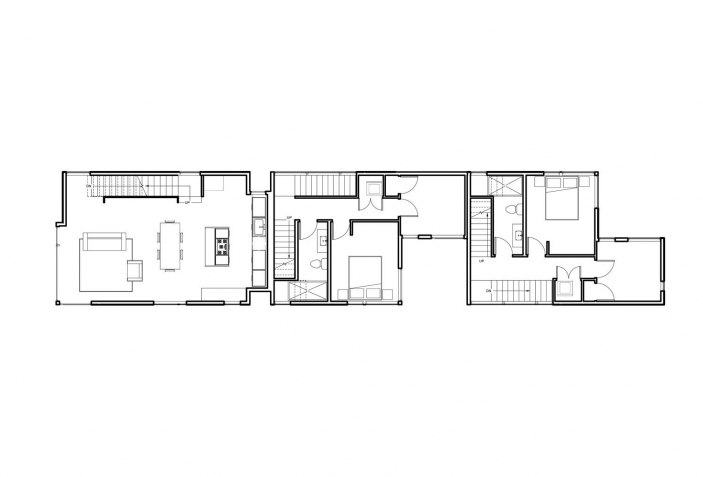 Rethinking the concept of multi family housing Big Mouth House by