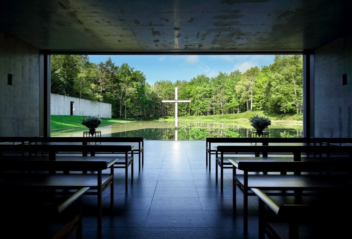 La naturaleza como imagen de lo trascendente. Iglesia sobre el Agua por  Tadao Ando | Sobre Arquitectura y más | Desde 1998