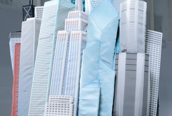 Virgil Abloh creates Paris landmark and skyscraper jackets for
