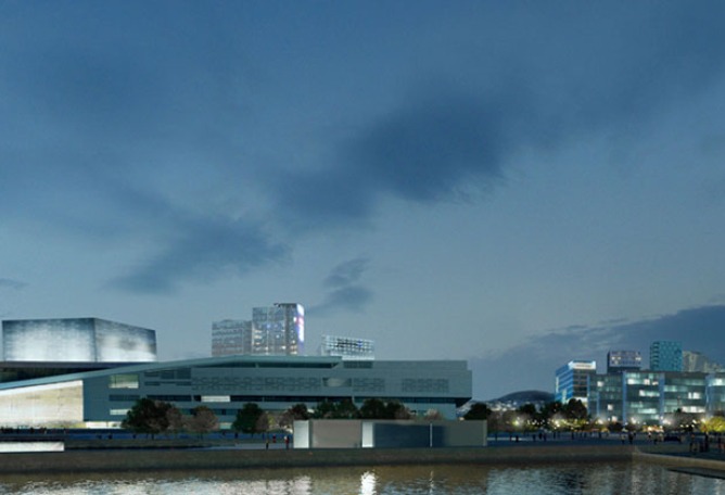 Munch Museum And Stenersen Museum Collections, Oslo 2009. Concurso internacional restringido. Primer premio.