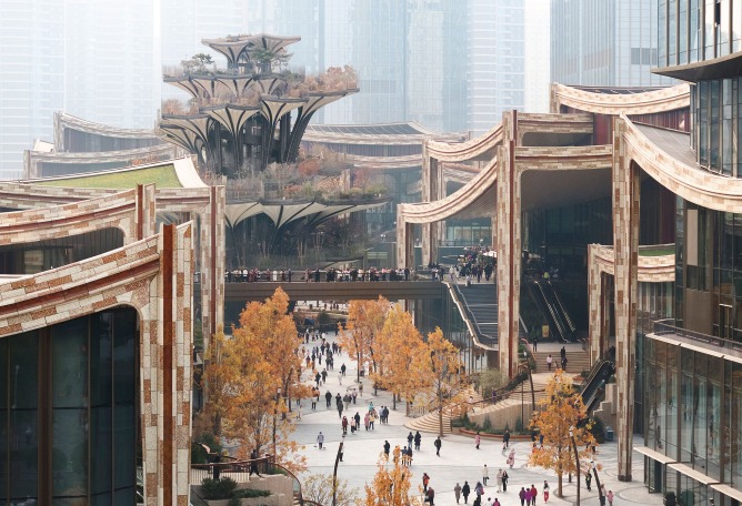 The Xi’an Culture Business District by Heatherwick studio. Photograph by Qingyan Zhu.