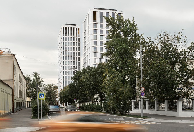 "White Khamovniki" by Tsimailo Lyashenko and Partners. Photograph by Anastasia Samoilova.