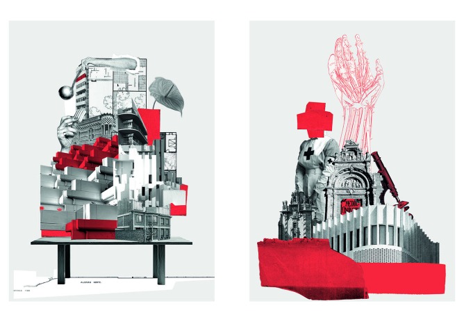 Los lugares invisibles. Cuando la arquitectura cuenta nuestra historia by Leonor Martín y Lidia San José. Collage by Patricia Bolinches.