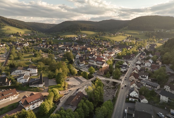 Baiersbronn Bridge by Moxon Architects + IB Miebach. Photograph by Simon Kennedy.