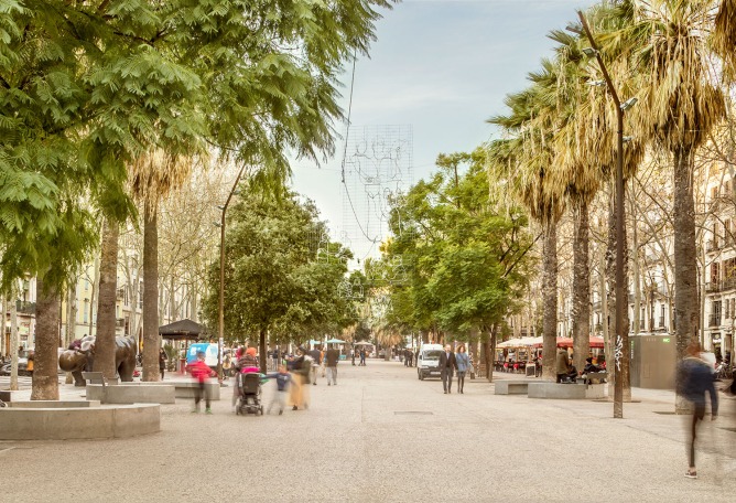 Rambla del Raval y entorno por VORA. Fotografía por Adrià Goula.