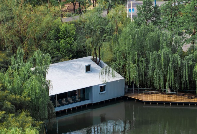 The Lake House – Life Experience Pavilion by Wutopia Lab. Photograph by Guowei Liu.