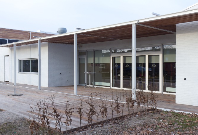 Kulturhus De Nieuwhof by JDWA. Photography by JDWA – Johan De Wachter Architects.