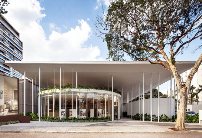 Pabellón Tess por Leonardo Zanatta.  Fotografía por André Scarpa.