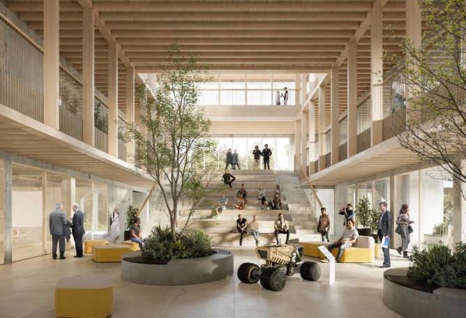 "Ágora Verde" por Magén Arquitectos. Visualización por Bigshots. "Ágora Verde" por Magén Arquitectos. Visualización por Bigshots.