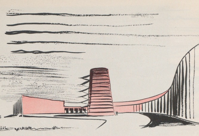 Francisco Cabrero, Drawing of Gran Madrid, no. 16, 1951. Image courtesy of Herederos de Francisco Cabrero Francisco Cabrero, Drawing of Gran Madrid, no. 16, 1951. Image courtesy of Herederos de Francisco Cabrero