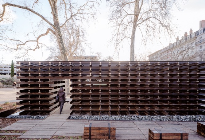 The Rails of Memory by Blaising Borchardt Studio. Photograph by François Baudry.