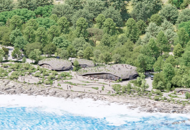  Rendering. Nature Rocks by MVRDV.