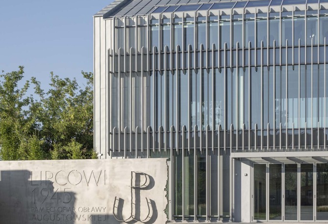 House of Remembrance of the Augustow Roundup by Tremend Studio. Photograph by Bartosz Makowski.