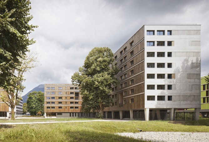 Residencia de estudiantes Joséphine Baker por Ateliers A+ y Atelier Métis. Fotografía por Camille Gharbi.
