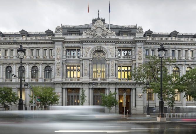 Fachada Banco de España. Fotografía cortesía por El Banco de España.