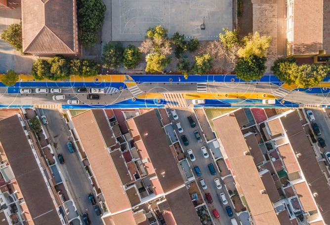 Trenza urbana por DMDT y Parra arquitectos. Fotografía por Imagen Subliminal.