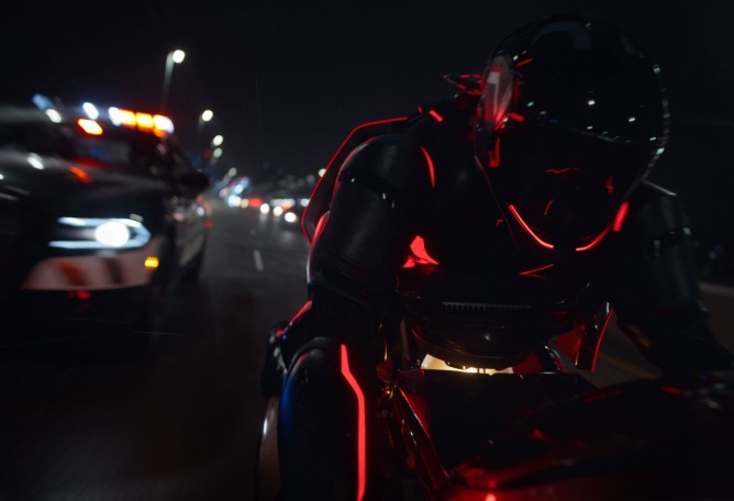 Tron: Ares, 2025 by Joachim Rønning. Image courtesy of 2025 Disney Enterprises, Inc. 