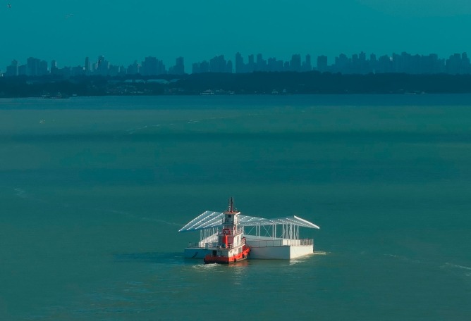 AquaPraça en la COP30 por CRA-Carlo Ratti y Höweler + Yoon. Fotografía por Peter White.