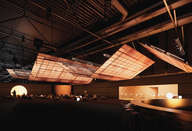 «350.000 Ha» Guest Lounge in ARCO Madrid 2026 by Manuel Bouzas + salazarsequeromedina 