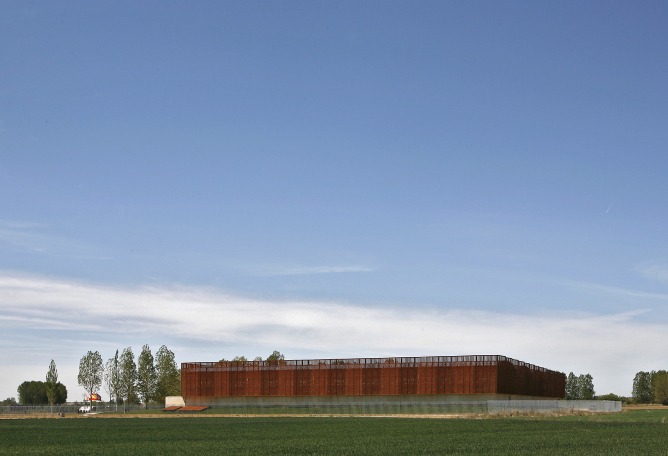 La Olmeda Roman Villa by Paredes Pedrosa Architects. Photograph by Luis Asín.