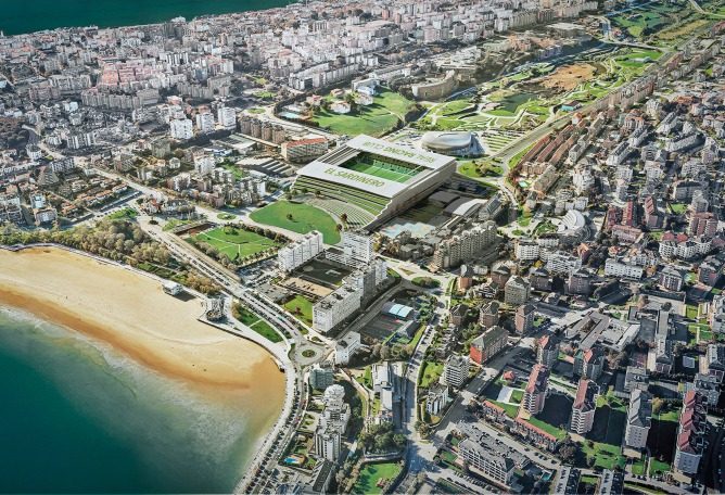 Nuevo Sardinero por IDOM. Visualización cortesía de IDOM.