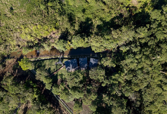 "Hoguera de Madera" by Mestizo Estudio Arquitectura. Photograph by JAG Studio.