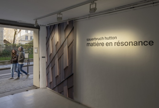 «matière en résonance» por sauerbruch hutton. Fotografía por Jan Bitter.