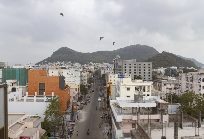 "Fluted Volume" by Studio UF+O. Photograph by Vivek Eadara.