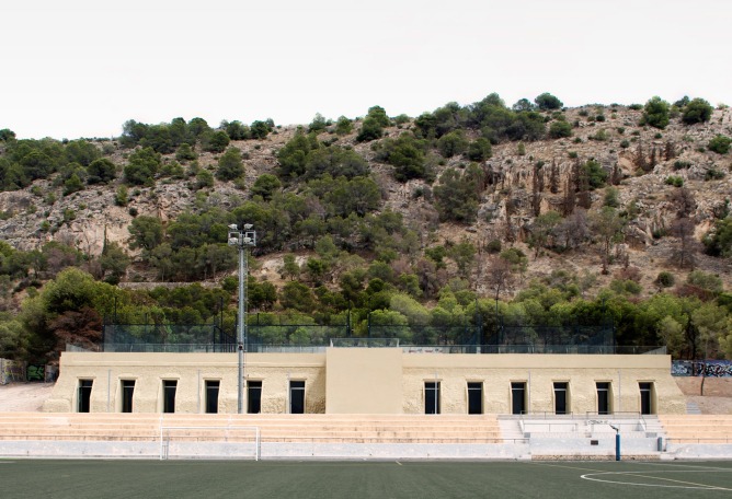 Cistern Conversion into Multi-Porpuse Space by Úbeda Valero. Photograph courtesy of Úbeda Valero.