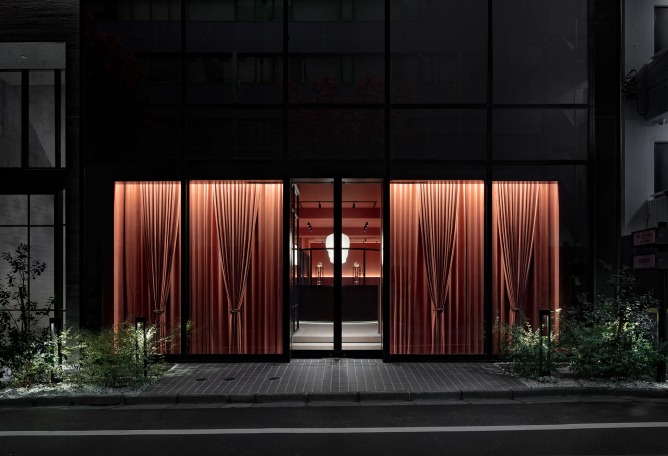 «HRMT Stage» por Nendo. Fotografía por Takumi Ota. 