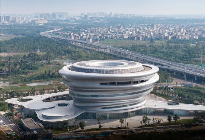 Hainan Science Museum by MAD. Photograph by Arch-Exist. 