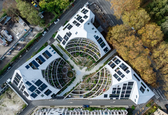 "Vallée Verte" by MVRDV. Photograph by Matthieu Lecouvey, courtesy by MVRDV Winy Maas, Jacob van Rijs, Nathalie de Vries.