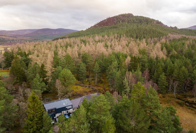 Braemar Mountain Rescue Centre by Moxon Architects. Photograph by Moxon Architects.